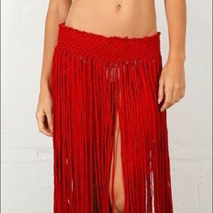 Alexis Ethan Fringed Skirt